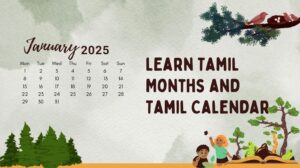 Learn Tamil Months and Tamil Calendar