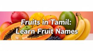 fruits in tamil